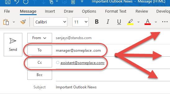 How to add Carbon Copy (CC) to your reply emails?